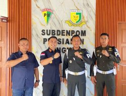 Bangun Komunikasi dan Kolaborasi, Rutan Singkil dan Subdenpom Siap Jaga Stabilitas