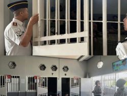 Perkuat Keamanan dan Serap Aspirasi, Kalapas Takalar Pimpin Kontrol Keliling Blok Hunian