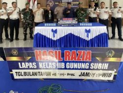 Wujudkan Lapas ‘Bersinar’, Lapas Gunung Sugih Gelar Ikrar Bebas Halinar dan Razia Gabungan