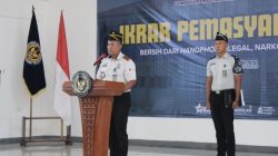 Jaga Marwah Institusi, Pegawai Lapas Kotaagung Ucapkan Ikrar Bersih Halinar