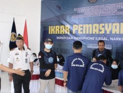 Lapas Kotaagung Gandeng BNNK Tanggamus Gelar Tes Urine Massal Bagi Pegawai dan Warga Binaan