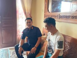 Wujud Kepedulian, Karutan Singkil Jenguk Pegawai yang Sakit
