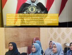PIPAS CABANG RUTAN SINGKIL IKUTI DOA BERSAMA VIRTUAL SAMBUT TAHUN BARU ISLAM 1448 H 