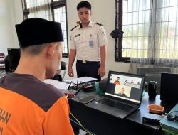 Rutan Singkil Fasilitasi Pelaksanaan Sidang Daring Kejaksaan Negeri Subulussalam