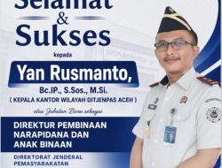 Sertijab Ditjenpas: Rutan Banda Aceh Ucapkan Selamat atas Jabatan Baru Yan Rusmanto