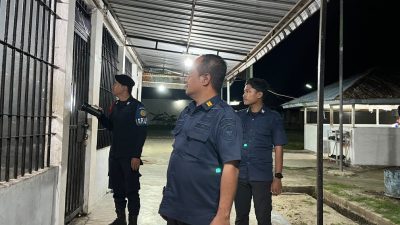Saat Semua Terlelap, Petugas Pengamanan Bergerak Menyisir Setiap Sudut Rutan