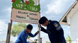Sentuhan Estetika, Rutan Singkil Percantik Area Kandang Ternak dengan Gapura Sederhana