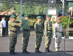 Pimpin Upacara Bulanan, Kasrem 043/Gatam Bacakan Amanat Tegas Kasad Terkait Disiplin dan Program Unggulan