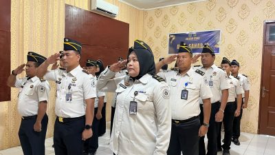 Perkuat Disiplin, Tingkatkan Kinerja: Rutan Singkil Ikuti Apel Bersama Bulan Juli 2026