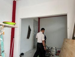 Perkuat Sarana Pembinaan, Karutan Singkil Tinjau Pembangunan Ruang Serbaguna