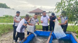 Rutan Singkil Tebar Benih Lele, Wujud Nyata Pembinaan Produktif dan Ketahanan Pangan