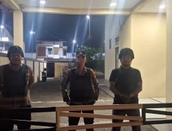 Tingkatkan Kesiapsiagaan, Personel KSKP Merak Gelar Sispam Mako dan Patroli Jam Rawan