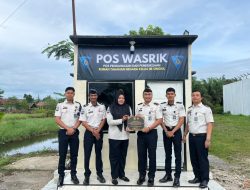 Perkuat Pengawasan, Karutan Singkil Resmikan Pos Wasrik