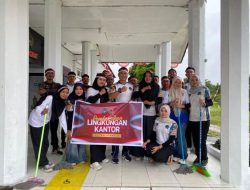 Semarak HUT ke-81 RI, Rutan Singkil Bersihkan Area Kantor