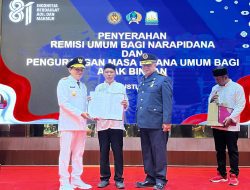 Tiga Narapidana Rutan Banda Aceh Bebas di Pendopo Gubernur Aceh Bertepatan HUT ke-81 RI