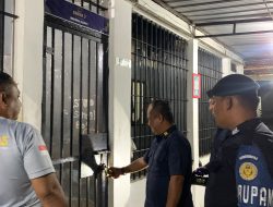 Kala Malam Tiba, Kontrol Keamanan Rutan Singkil Tetap Berjalan