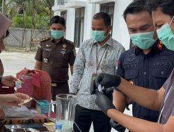 Bersinergi dalam Penegakan Hukum, Karutan Singkil Hadiri Pemusnahan Barang Bukti