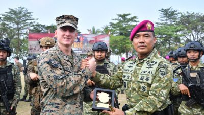 LATMA PLATEX 2026 KORPS MARINIR DAN USMC RESMI DITUTUP DI PESAWARAN