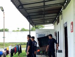 Hujan Deras Mengguyur, Karutan Langsung Cek Kondisi Blok Hunian