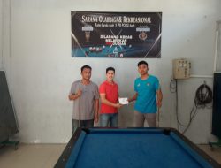 Rutan Banda Aceh Gelar Turnamen Billiard sebagai Sarana Rekreasi Positif bagi WBP