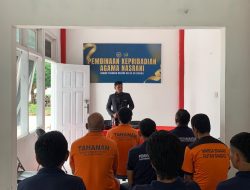 Perkuat Iman, Warga Binaan Rutan Singkil Ikuti Ibadah Bersama Pendeta Yayasan Penginjilan