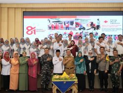 Polres Lampung Utara Hadiri HUT PMI ke-81, Terima Penghargaan dari PMI