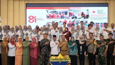 Polres Lampung Utara Hadiri HUT PMI ke-81, Terima Penghargaan dari PMI