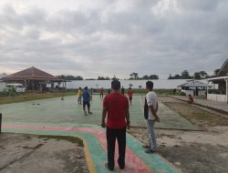 Olahraga Sore Warga Binaan, Karutan Singkil Hadir Pantau Langsung