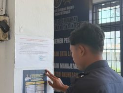 Perkuat Kanal Pengaduan, Rutan Singkil Laksanakan Pemasangan Poster Informasi Pengaduan