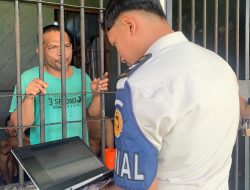 Pastikan Hak Remisi Terpenuhi, Staf Registrasi Rutan Singkil Lakukan Pengecekan Keliling  