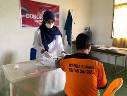 Wujudkan Layanan Kesehatan Optimal, Rutan Singkil Laksanakan Pemeriksaan Kesehatan Rutin  