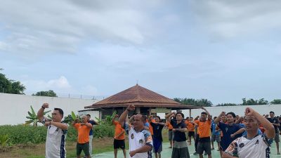 Gerak Bersama, Semangat Bersama! Rutan Singkil Gelar Senam Bersama Pegawai dan WBP   