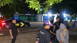 Cegah Tawuran dan Kriminalitas, Polsek Sukarame Bubarkan Remaja Nongkrong Larut Malam di Embung Korpri
