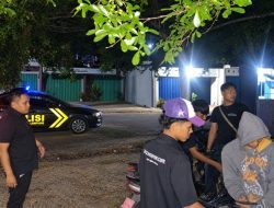 Cegah Tawuran dan Kriminalitas, Polsek Sukarame Bubarkan Remaja Nongkrong Larut Malam di Embung Korpri